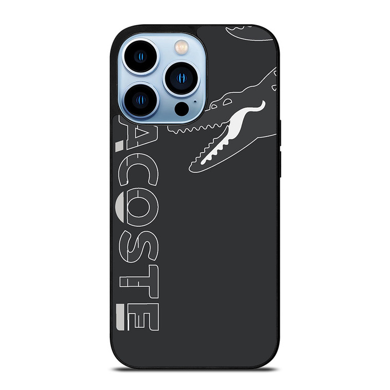 LACOSTE CROC LOGO GRAY ICON iPhone 13 Pro Max Case Cover