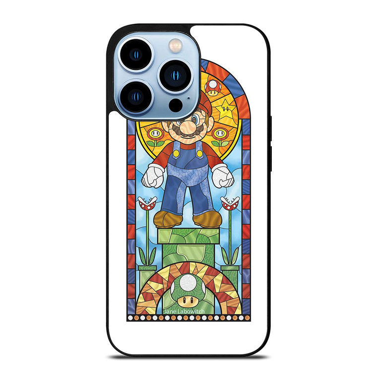 MARIO BROSS NINTENDO GLASS ART iPhone 13 Pro Max Case Cover