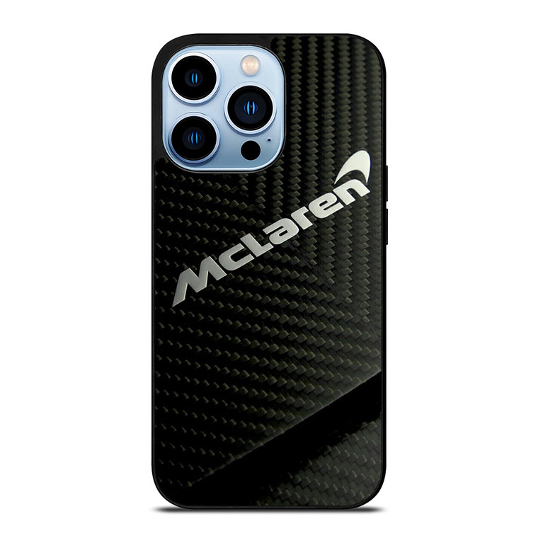 MCLAREN CAR LOGO CARBON iPhone 13 Pro Max Case Cover