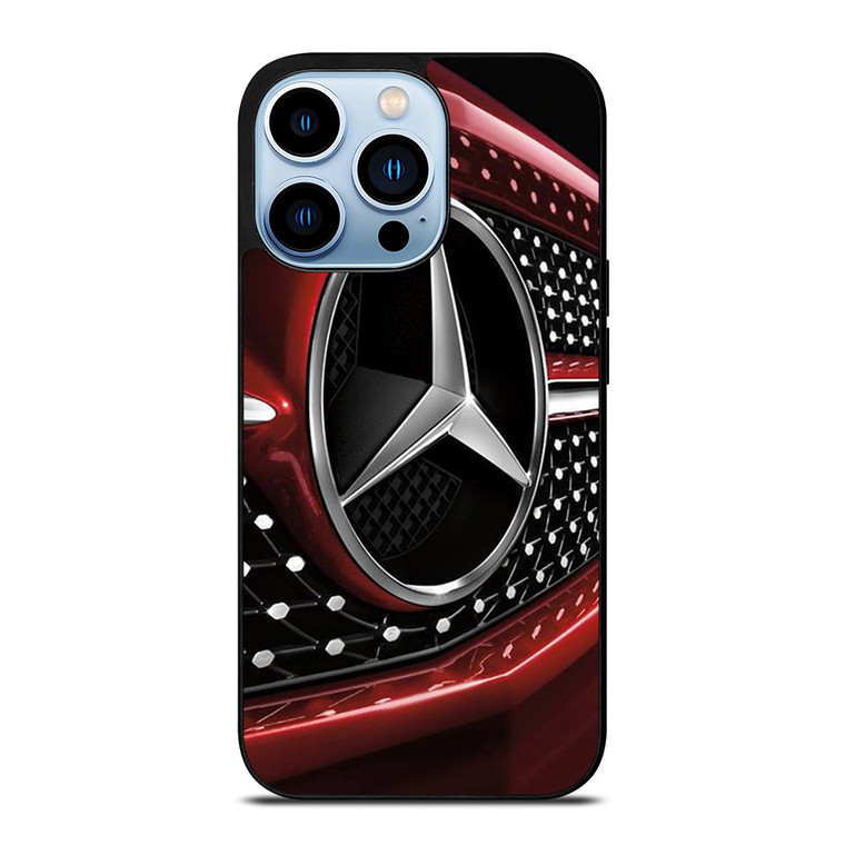 MERCEDES BENZ LOGO RED EMBLEM iPhone 13 Pro Max Case Cover