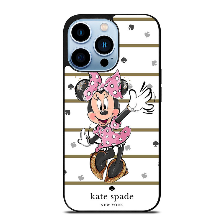 MINNIE MOUSE DISNEY KATE SPADE NEW YORK LOGO iPhone 13 Pro Max Case Cover