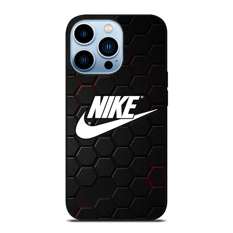 NIKE LOGO HEXAGONAL METAL iPhone 13 Pro Max Case Cover