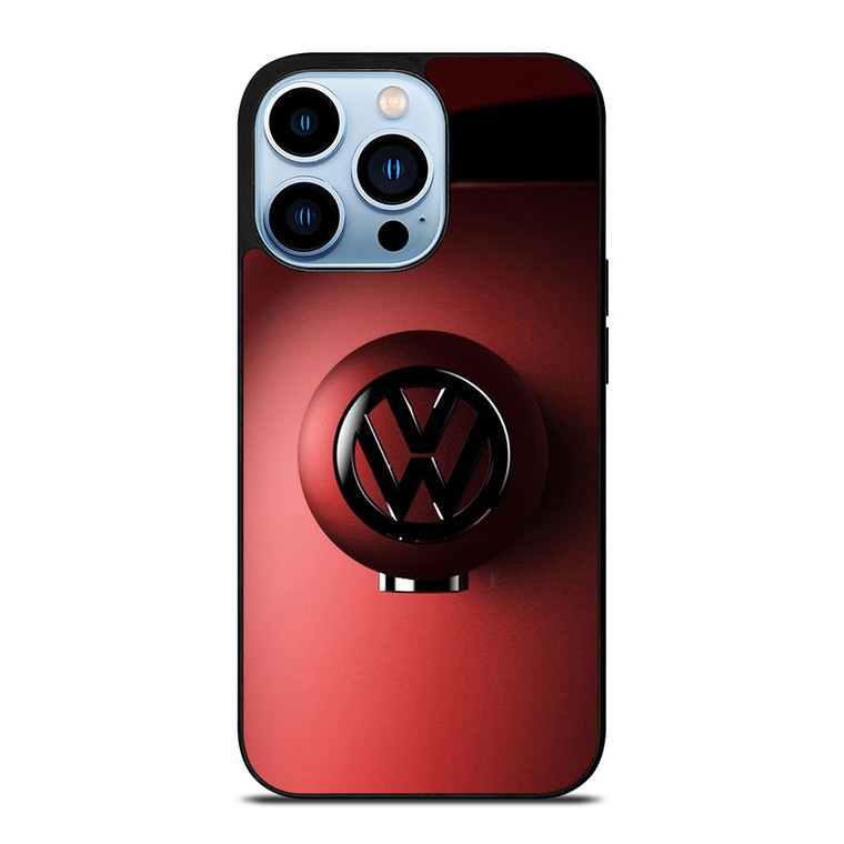 VW VOLKSWAGEN CAR LOGO RED iPhone 13 Pro Max Case Cover