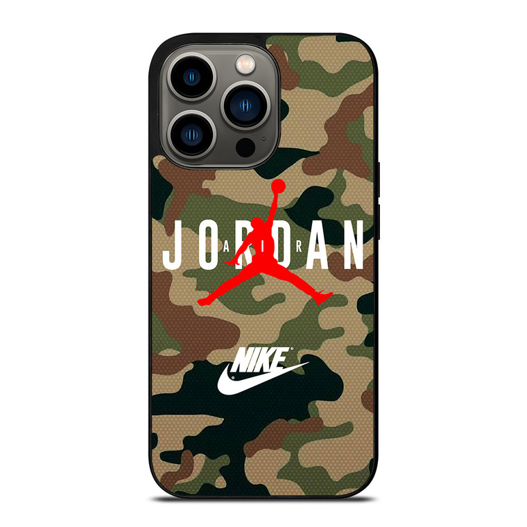 AIR JORDAN NIKE LOGO CAMO iPhone 13 Pro Case Cover