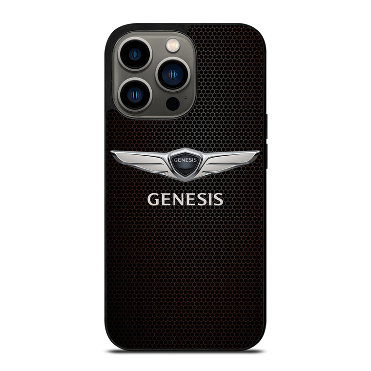 GENESIS CAR LOGO METAL PLATE iPhone 13 Pro Case Cover