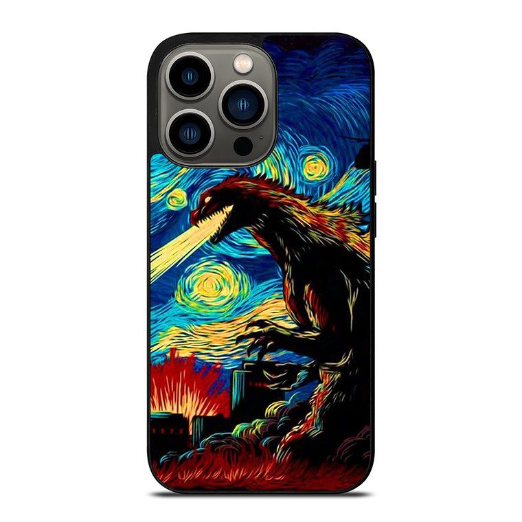 GODZILLA VAN GOGH ART iPhone 13 Pro Case Cover