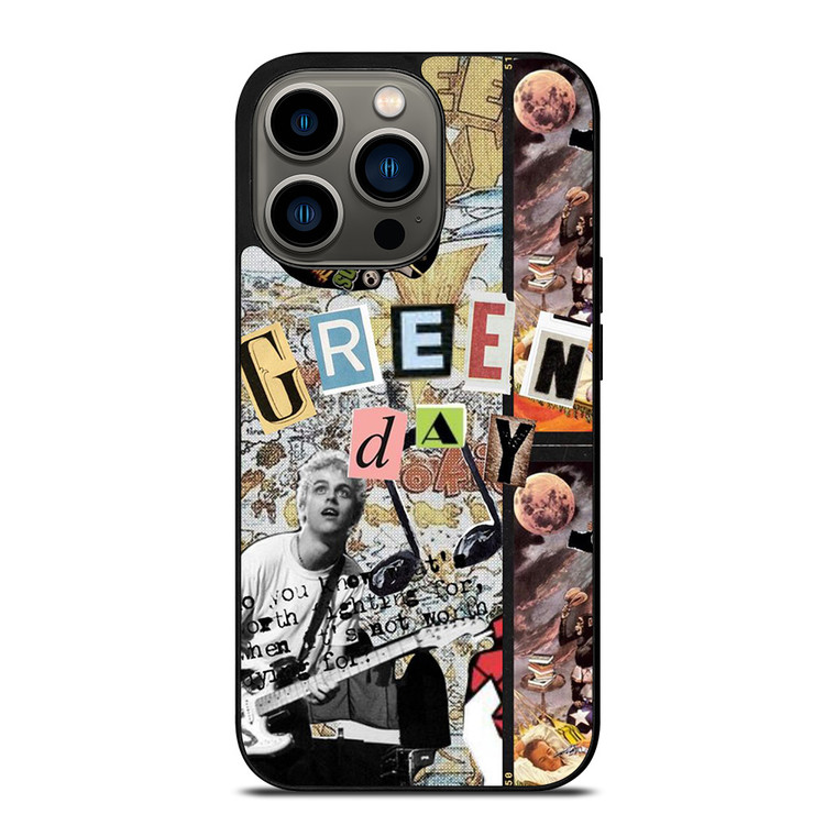 GREEN DAY BAND ART COLLAGE iPhone 13 Pro Case Cover