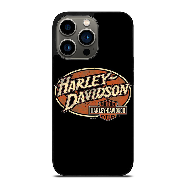 HARLEY DAVIDSON LOGO MOTORCYCLES COMPANY ICON iPhone 13 Pro Case Cover