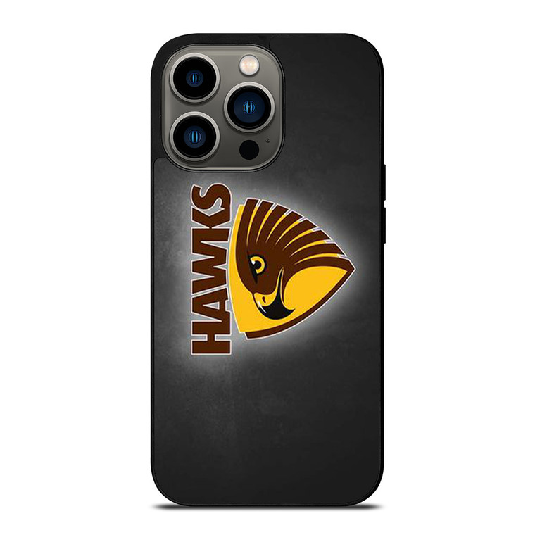 HAWTHORN HAWKS FOOTBALL CLUB LOGO AUSTRALIA iPhone 13 Pro Case Cover