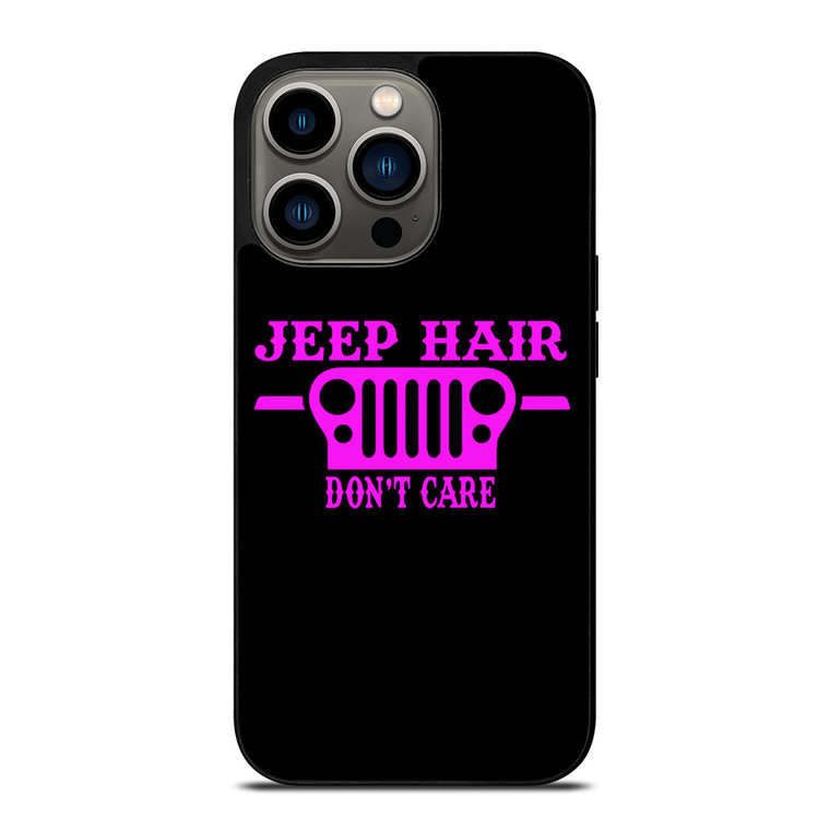 JEEP HAIR DONT CAR PINK GIRL iPhone 13 Pro Case Cover
