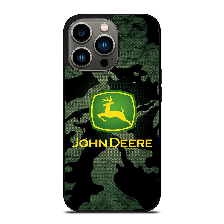 JOHN DEERE TRACTOR LOGO CAMO iPhone 13 Pro Case Cover