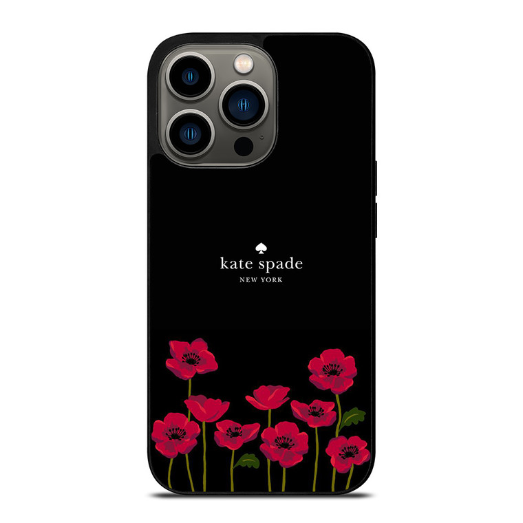KATE SPADE NEW YORK LOGO ROSES iPhone 13 Pro Case Cover