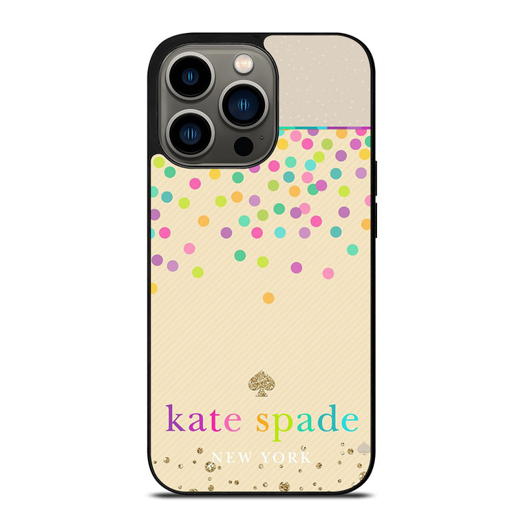 KATE SPADE NEW YORK RAINBOW POLKADOTS iPhone 13 Pro Case Cover