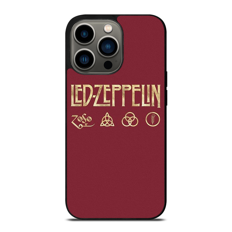 LED ZEPPELIN BAND LOGO iPhone 13 Pro Case Cover