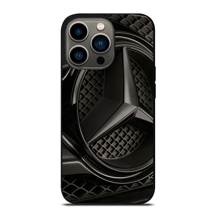 MERCEDES BENZ LOGO BLACK EMBLEM iPhone 13 Pro Case Cover