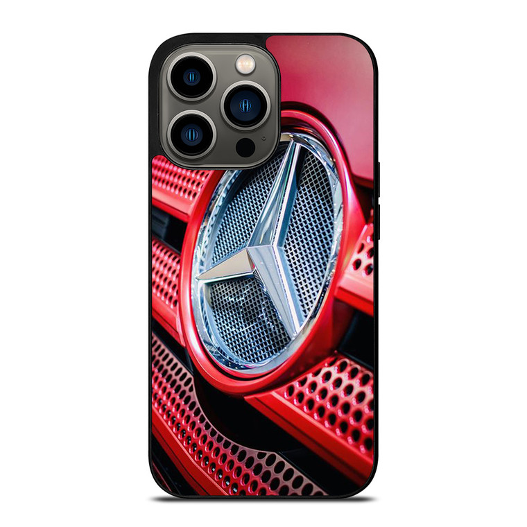 MERCEDES BENZ LOGO EMBLEM RED iPhone 13 Pro Case Cover