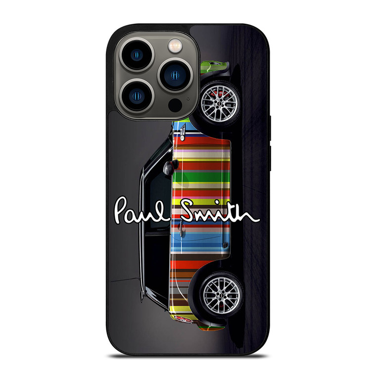 MINI COOPER CAR PAUL SMITH PATTERN iPhone 13 Pro Case Cover