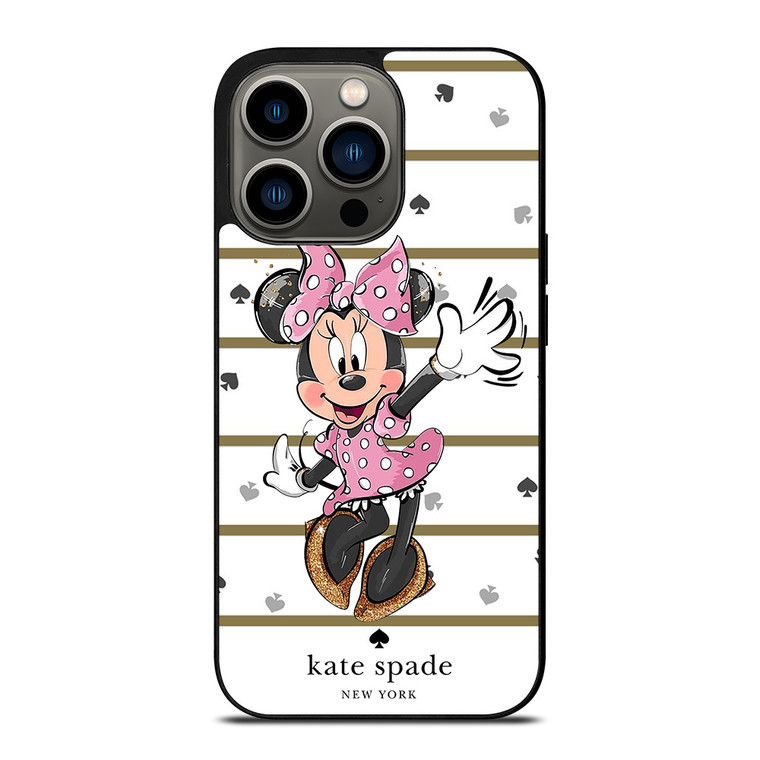 MINNIE MOUSE DISNEY KATE SPADE NEW YORK LOGO iPhone 13 Pro Case Cover