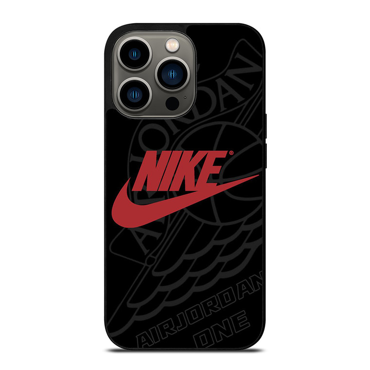 NIKE AIR JORDAN ONE LOGO iPhone 13 Pro Case Cover