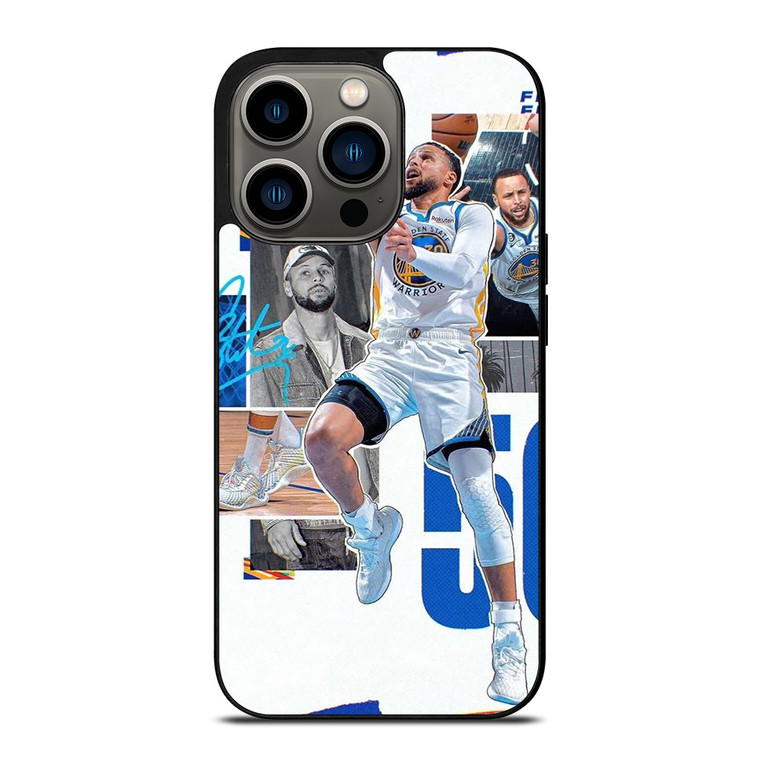 STEPHEN CURRY FIFTY GOLDEN STATE WARRIORS BASKETBALL iPhone 13 Pro Case Cover