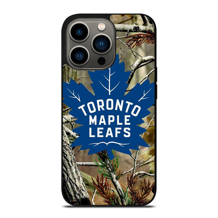 TORONTO MAPLE LEAFS LOGO REAL TREE CAMO iPhone 13 Pro Case Cover