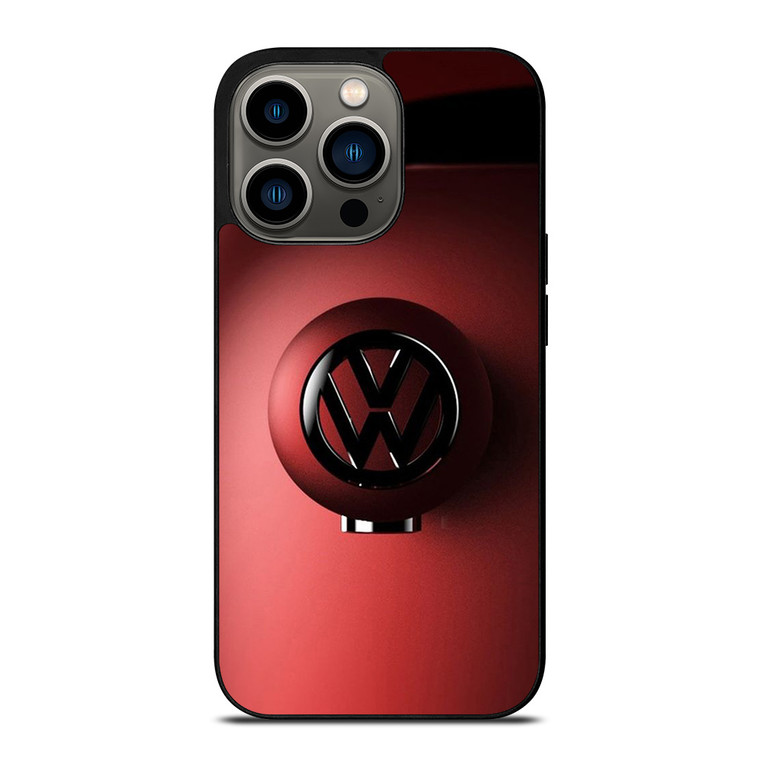 VW VOLKSWAGEN CAR LOGO RED iPhone 13 Pro Case Cover