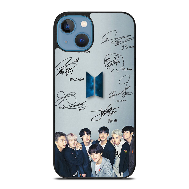 BTS BANGTAN BOYS KPOP KOREA SIGNATURE iPhone 13 Case Cover