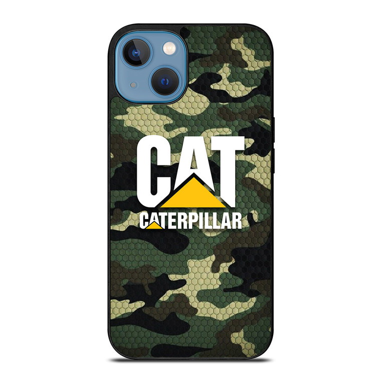CATERPILLAT TRACTOR LOGO CAT CAMO ICON iPhone 13 Case Cover