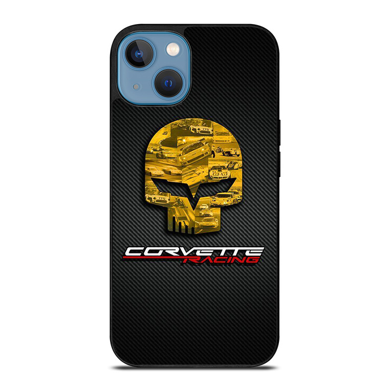 CORVETTE RACING SKULL LOGO iPhone 13 Case Cover