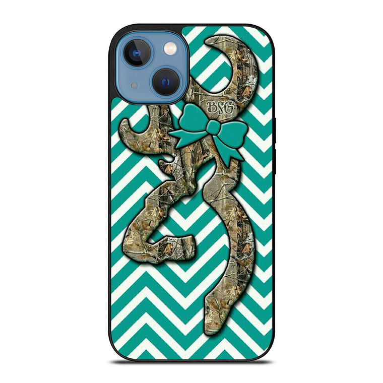 COUNTRY GAL CAMO BROWNING CHEVRON iPhone 13 Case Cover
