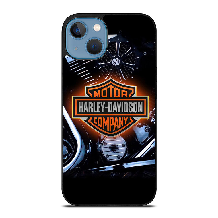 HARLEY DAVIDSON ENGINE MOTORCYCLES COMPANY LOGO iPhone 13 Case Cover