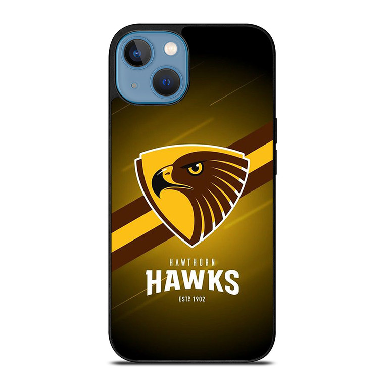 HAWTHORN HAWKS FOOTBALL CLUB LOGO AUSTRALIA TEAM iPhone 13 Case Cover