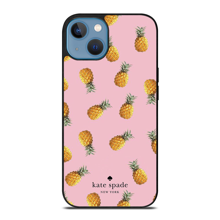 KATE SPADE NEW YORK LOGO PINEAPPLES iPhone 13 Case Cover