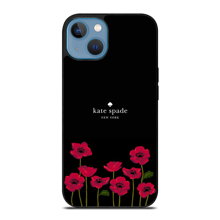 KATE SPADE NEW YORK LOGO ROSES iPhone 13 Case Cover