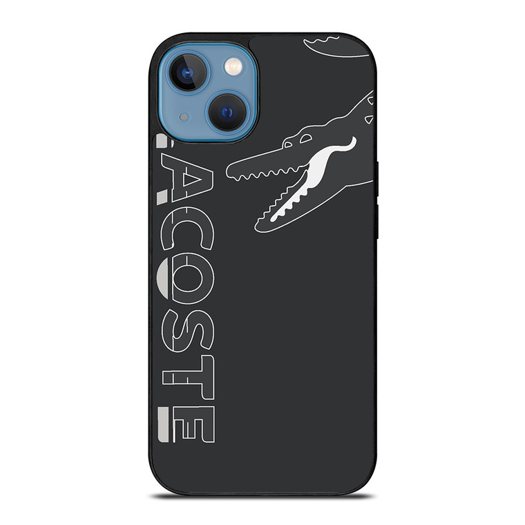 LACOSTE CROC LOGO GRAY ICON iPhone 13 Case Cover