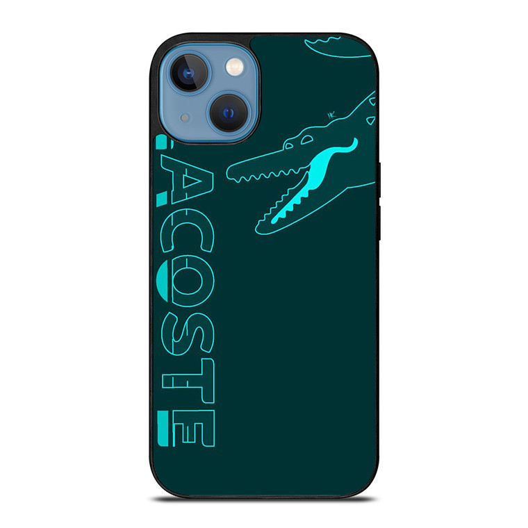 LACOSTE CROC LOGO GREEN iPhone 13 Case Cover
