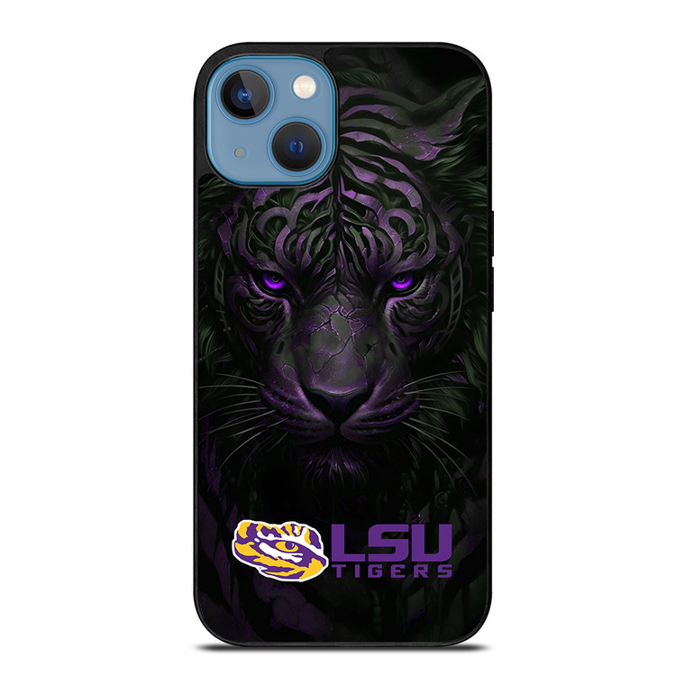 LSU TIGERS LOGO UNIVERSITY FOOTBALL TEAM ICON iPhone 13 Case Cover