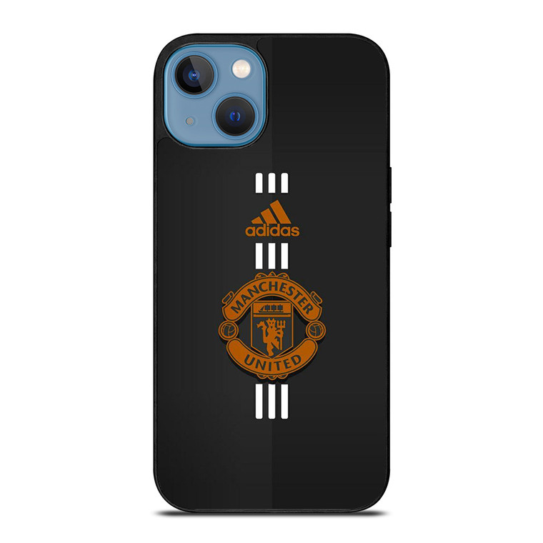 MANCHESTER UNITED FC LOGO FOOTBALL CLUB ADIDAS ICON iPhone 13 Case Cover