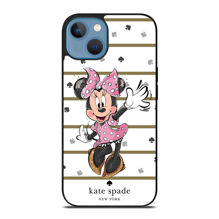 MINNIE MOUSE DISNEY KATE SPADE NEW YORK LOGO iPhone 13 Case Cover
