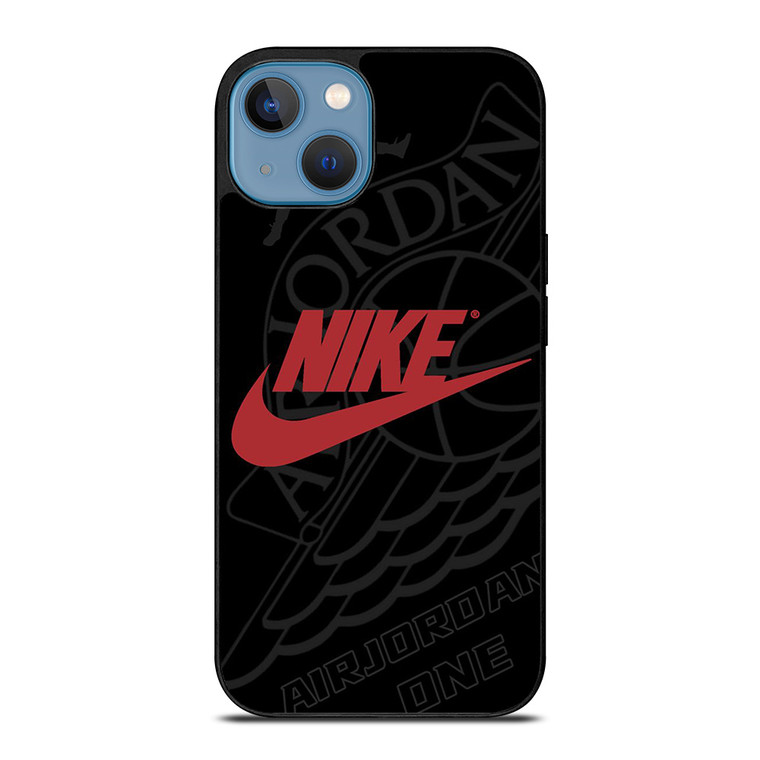 NIKE AIR JORDAN ONE LOGO iPhone 13 Case Cover