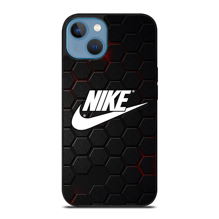 NIKE LOGO HEXAGONAL METAL iPhone 13 Case Cover