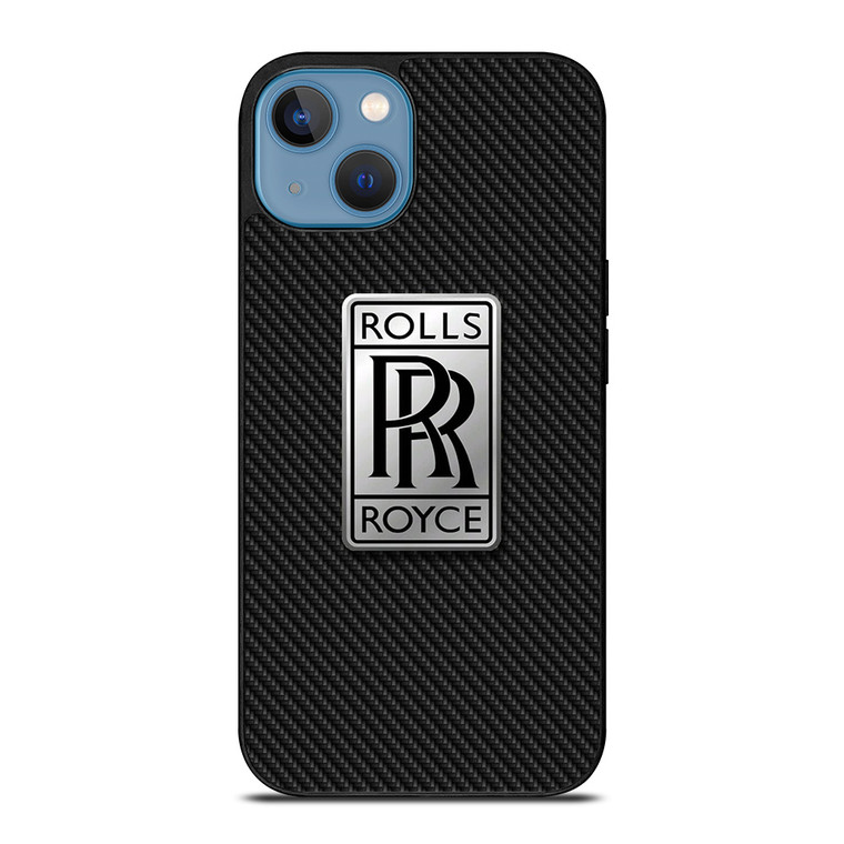 ROLLS ROYCE CAR LOGO CARBON iPhone 13 Case Cover