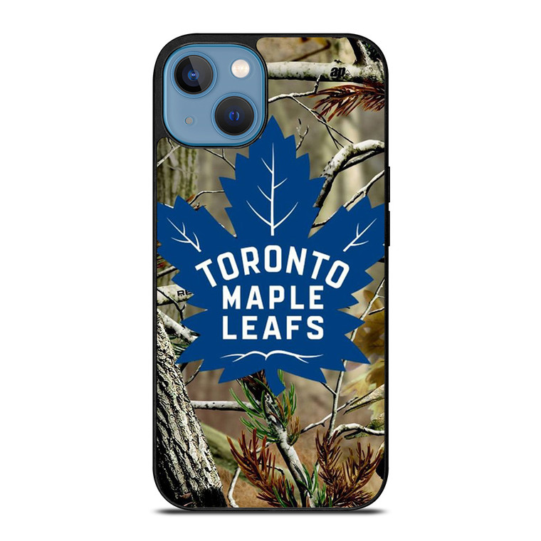 TORONTO MAPLE LEAFS LOGO REAL TREE CAMO iPhone 13 Case Cover