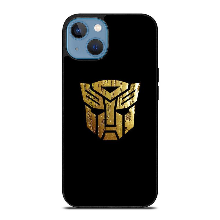 TRANSFORMERS AUTOBOT LOGO GOLD iPhone 13 Case Cover