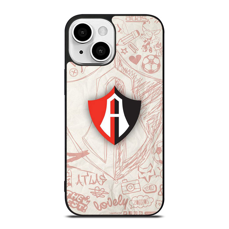 ATLAS FC LOGO FOOTBALL CLUB MEXICO iPhone 13 Mini Case Cover