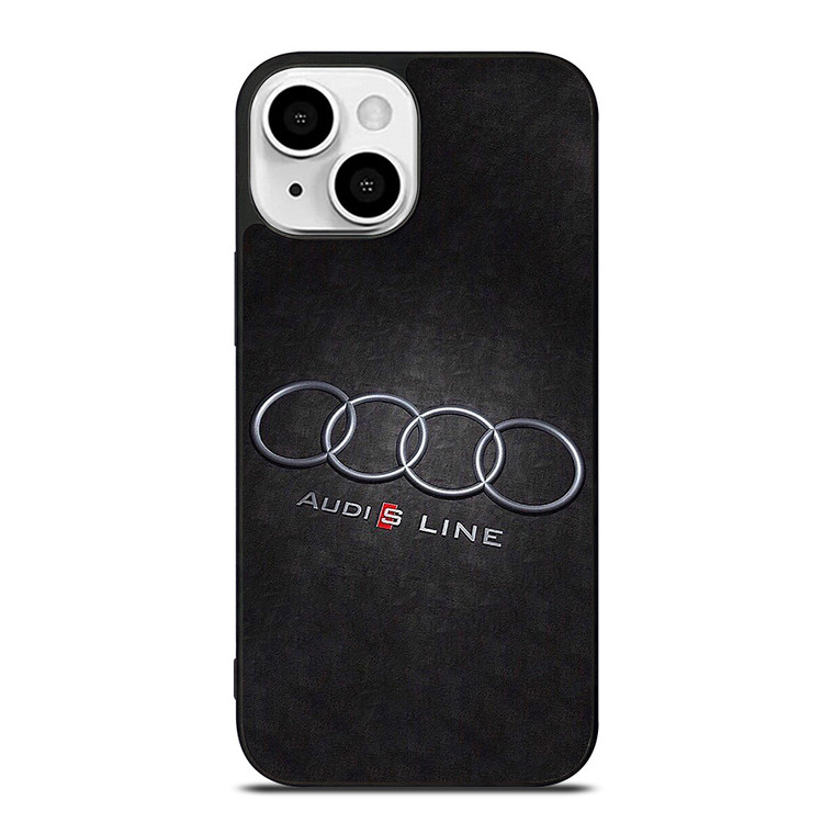 AUDI CAR LOGO S LINE iPhone 13 Mini Case Cover