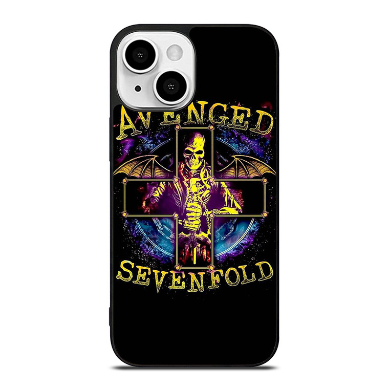 AVENGED SEVENFOLD BAND LOGO SKULL iPhone 13 Mini Case Cover