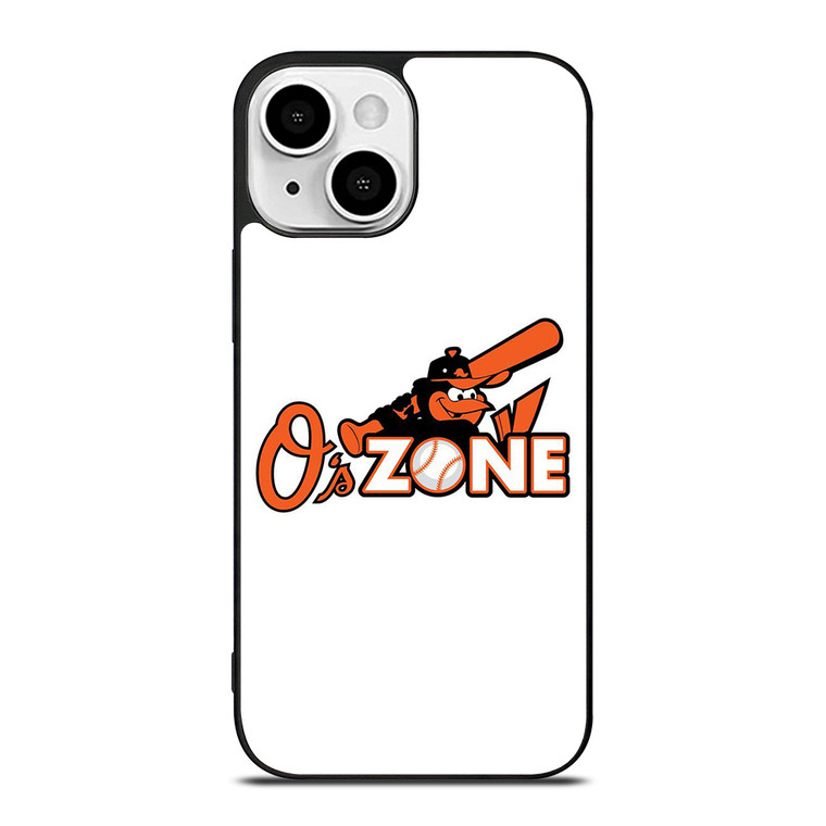 BALTIMORE ORIOLES ZONE LOGO BASEBALL TEAM iPhone 13 Mini Case Cover