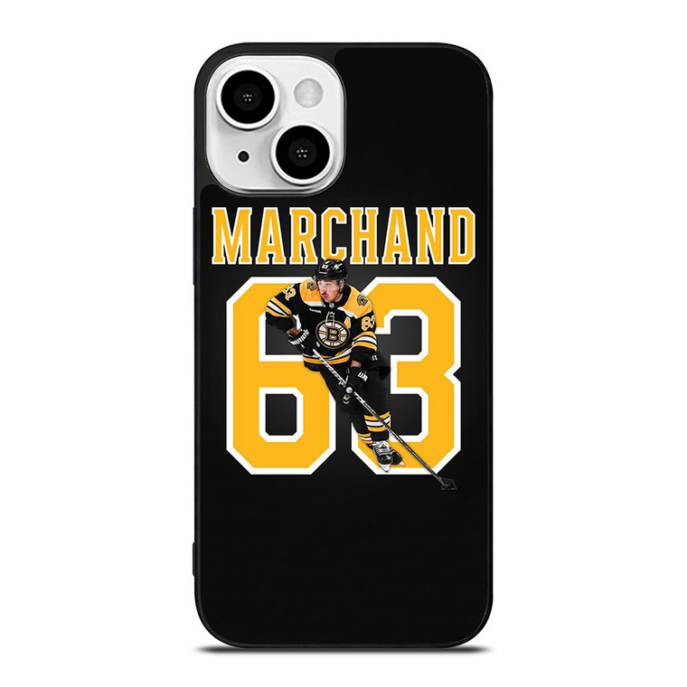 BRAD MARCHAND 63 BOSTON BRUINS iPhone 13 Mini Case Cover