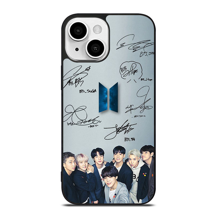 BTS BANGTAN BOYS KPOP KOREA SIGNATURE iPhone 13 Mini Case Cover